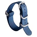 BINLUN Premium Ballistic Nylon Watch Strap, Heavy Duty 5-Ring Replacement Watch Band with Stainless Steel Buckle, Comfortable Sport Band for Men Women, Fits 18-24mm