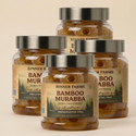 BINNER FARMS Bamboo Murabba in Raw Forest Honey -Bans ka Murabba - Super Saver Pack Bamboo Murabba (4 x 400 g)