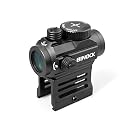 BINOCK Reflex Red Dot Sight for Rifles, 2 MOA Red Dot Optics Motion Awake, 12 Brightness Adjustment Red Dot Scope with 2 Mount Options, Shock Dust Fog Resistant (RD-02)