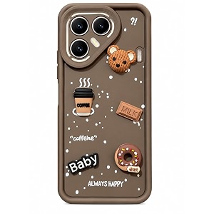 Bintage Back Cover Compatible ForTecno Pova 7