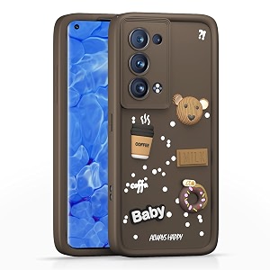 Bintage Back Cover Compatible for Oppo Reno5