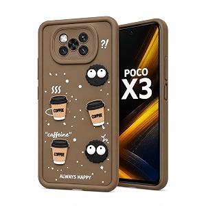 Bintage Back Cover Compatible for Poco X3