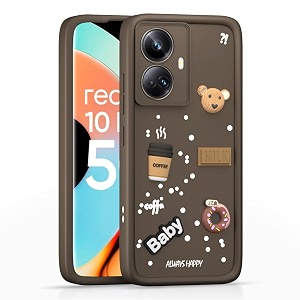 Bintage Back Cover Compatible for Realme RMX3686