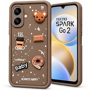 Bintage Back Cover Compatible for Tecno KM4