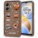 Bintage Back Cover Compatible for Tecno KM4