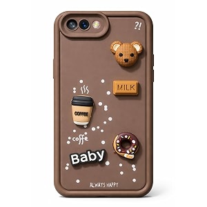 Bintage Case Ball Bear Donut Milk Cake