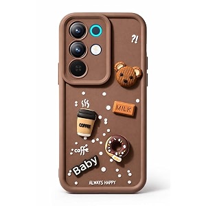 Bintage CASE Cute Fun Taddy Cartoon 3D