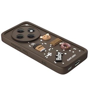 Bintage CASE Cute Fun Taddy Cartoon 3D