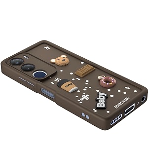 Bintage CASE Cute Fun Taddy Cartoon 3D