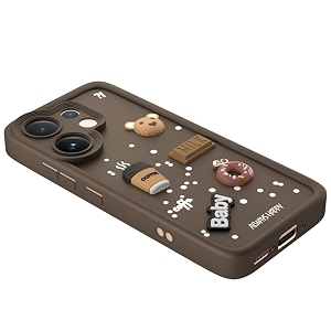 Bintage CASE Cute Fun Taddy Cartoon 3D