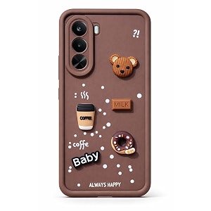 Bintage CASE Cute Fun Taddy Cartoon 3D