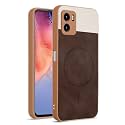 Bintage CASE Dual-Leather Mac_Safe Design Phone Case