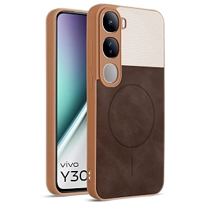 Bintage case Dual-Leather Macc-Safe Design Phone Case