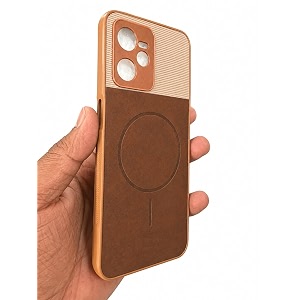 Bintage Dual-Leather Mac Safe Design Phone Case