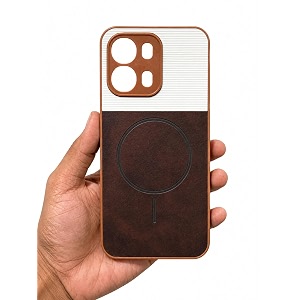Bintage Dual-Leather Mac Safe Design Phone Case