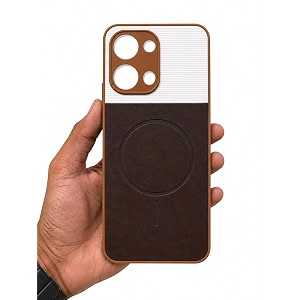 Bintage Dual-Leather Mac Safe Design Phone Case