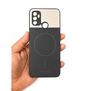 Bintage Dual-Leather Mac Safe Design Phone Case