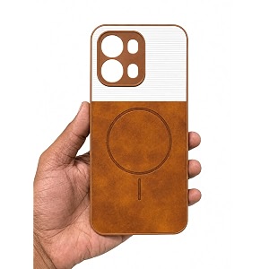 Bintage Dual-Leather Mac Safe Design Phone Case