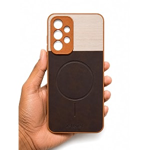 Bintage Dual-Leather Mac Safe Design Phone Case