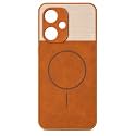 Bintage Dual-Leather Mac_Safe Design Phone Case Soft