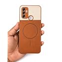 Bintage Dual-Leather Mac_Safe Design Phone Case Soft