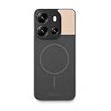 Bintage Dual-Leather Mac_Safe Design Phone Case Soft