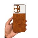 Bintage Dual-Leather Mac_Safe Design Phone Case Soft
