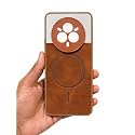 Bintage Dual-Leather Mac_Safe Design Phone Case Soft
