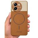 Bintage Dual-Leather Mac_Safe Design Phone Case Soft