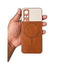Bintage Dual-Leather Mac_Safe Design Phone Case Soft