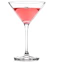 BINZO Martini Cocktail Glasses, Set of 6, 190 ml, Classic Stem Glassware for Mocktail, Cold Drinks, Juice, Wine, Parties, Gift, Cosmopolitan, Margarita, Bar Home, Manhattan, Pack of (6)