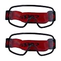 bio clear Wrap Around Eye Safety Goggles Full Cover with Lastic Wrap for chemistry labs, dust protection, Splash protection,Wood-working, Grinding and for Laboratory(BSL-1) (2)