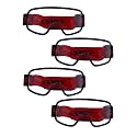 bio clear Wrap Around Eye Safety Goggles Full Cover with Lastic Wrap for chemistry labs, dust protection, Splash protection,Wood-working, Grinding and for Laboratory(BSL-1) (4)
