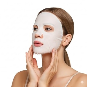 bio-collagen real deep mask - collagen face mask hydrating overnight pore minimizing elasticity improvementkorean glass skin hydrogel mask for deep hydration 45g  korean skincarebio-collagen mask pack of-1