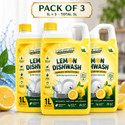 BioBubble Lemon Dishwash Liquid offers powerful grease-cutting
