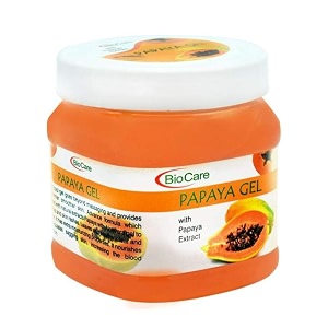 biocare papaya gel face cream gel brightening 500 ml