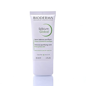 bioderma sebium global intense purifying cream combination acne-prone skin 30ml