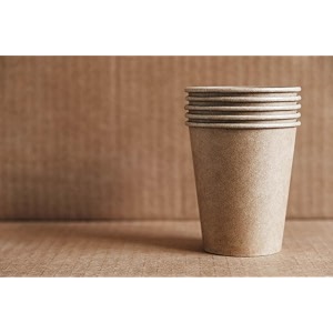 kraft paper cup 250 ml without lid 50 pieces 250 ml 50 piece