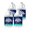 Bioesque Botanical Disinfectant Solution, Heavy Duty Broad-Spectrum Disinfectant, Kills 99.9% of Bacteria, Viruses*, Fungi, & Molds, 1 Gallon (Pack of 4)