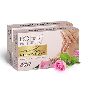 biofresh rose pedicure and manicure for soft hands amp foot care kit skincare set hand amp feet brightening home spa kit one step manicurepedicure foot mask pack of 2