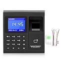 Biometric Time Attendance Machine with Fingerprint, Password & ID Card, 100,000 Records, 1.8" LCD, Keyless Entry, Disk Data Transfer