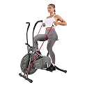 BIONFIT 6M Patented Designed Air Bike Fitness Exercise Cycle with Attached Resistance Toning Tube &amp; Moving Handles for Full-Body Workout Best for Cardio, Weight Loss Cycle| 6 Months Warranty