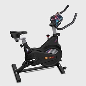 bionfit magnetic resistance gym cycle for home fitness  spin bikes for men with 7 kg flywheel heart rate sensor max weight 120 kg  exercise bike home workout machine for cardio