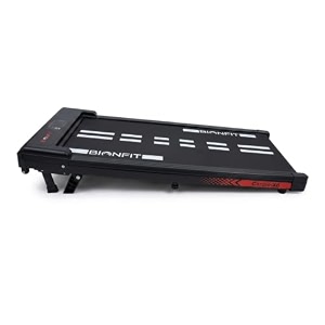 bionfit cardio-x2 treadmills for gym fitness  4 hp bldc motor 120 kg weight support speed 12 kmhr foldable running machine for home workout  2-level manual incline walking pad