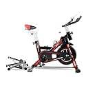 BIONFIT Magnetic Spin Bike for Home Gym Workouts | 10Kg Flywheel, Heavy Duty 170Kg Capacity | Silent Belt Drive | Adjustable Seat, Handle & LED Pulse Monitor | Cyclone-X Indoor Exercise Fitness Cycle