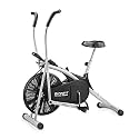 BIONFIT Air Bike Exercise Cycle for Home Gym with 2 Years Warranty | Curved Designed | Max User Weight: 100 Kg | Indoor Cardio Exercise Cycle for Men &amp; Women | Free Installation Support