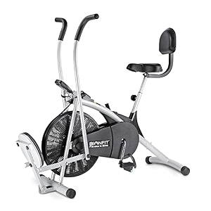 bionfit fitness is bliss moving handle exercise gym cycle with 2 year warranty curved designed ab twister amp back support max user weight 100 kg indoor cardio bike free installation silver black