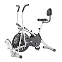 BIONFIT Fitness Is Bliss Moving Handle Exercise Gym Cycle With 2 Year Warranty, Curved Designed Ab Twister &amp; Back Support, Max User Weight: 100 Kg, Indoor Cardio Bike, Free Installation Silver, Black