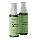Biopure Hydrogen Peroxide 6 Fl Oz Spray – Convenient Non-Aerosol Spray Bottle with 3% Hydrogen Peroxide| Hydrogen Peroxide 3% First Aid Topical Antiseptic for Minor Cuts and Abrasions (2-Pack)