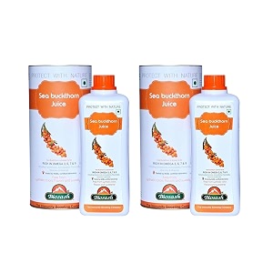 biosash himalayan sea buckthorn juice 250ml pack of 2  organic cold-pressed pure juice  rich in omega 3 6 7 9 vitamins amp antioxidants  no added sugars sea buckthorn berries for wellness amp vitality